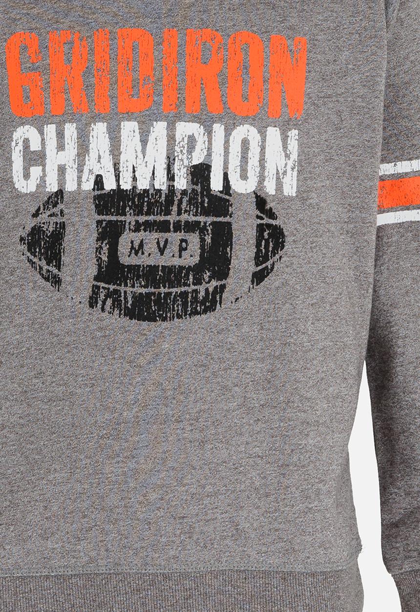 Pop Candy - Printed Sweatshirt Grey