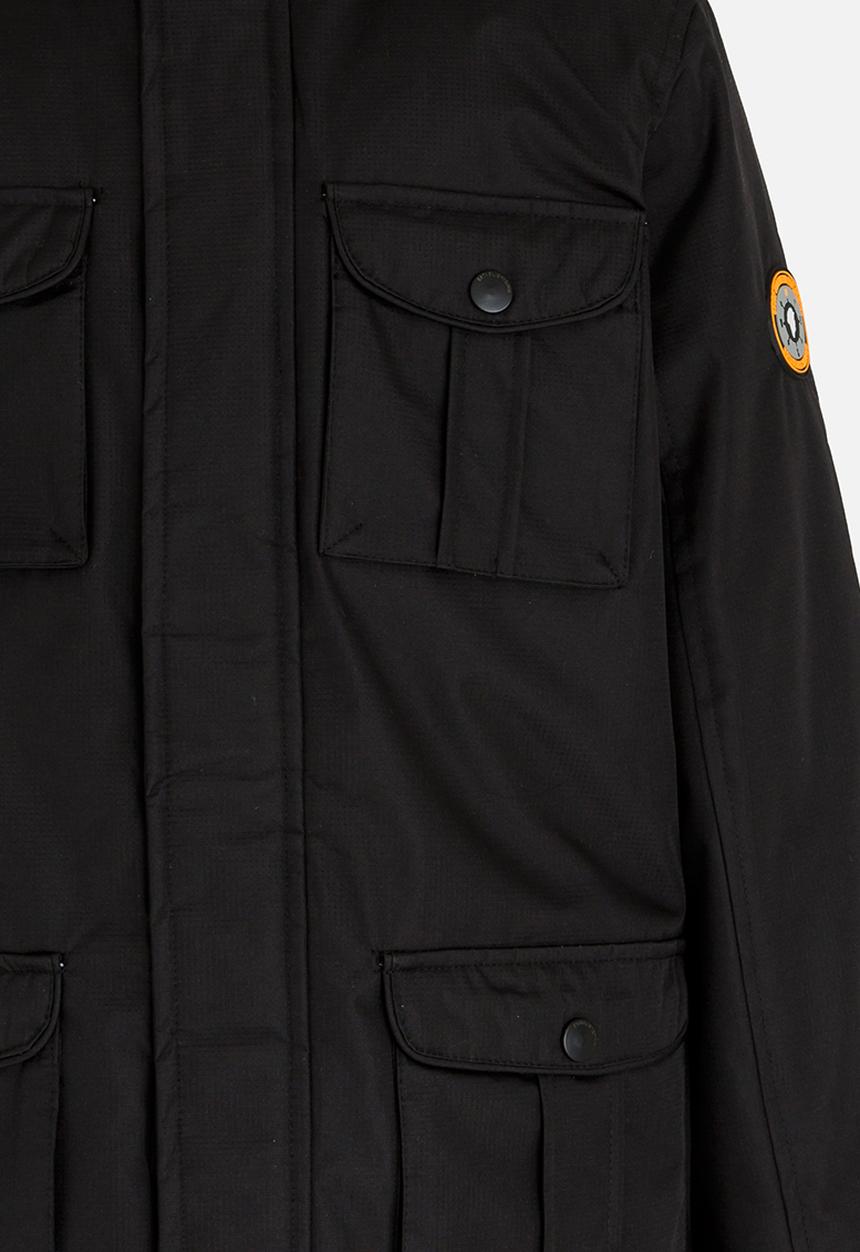 Brave Soul - Ripstop Parker Jacket Black