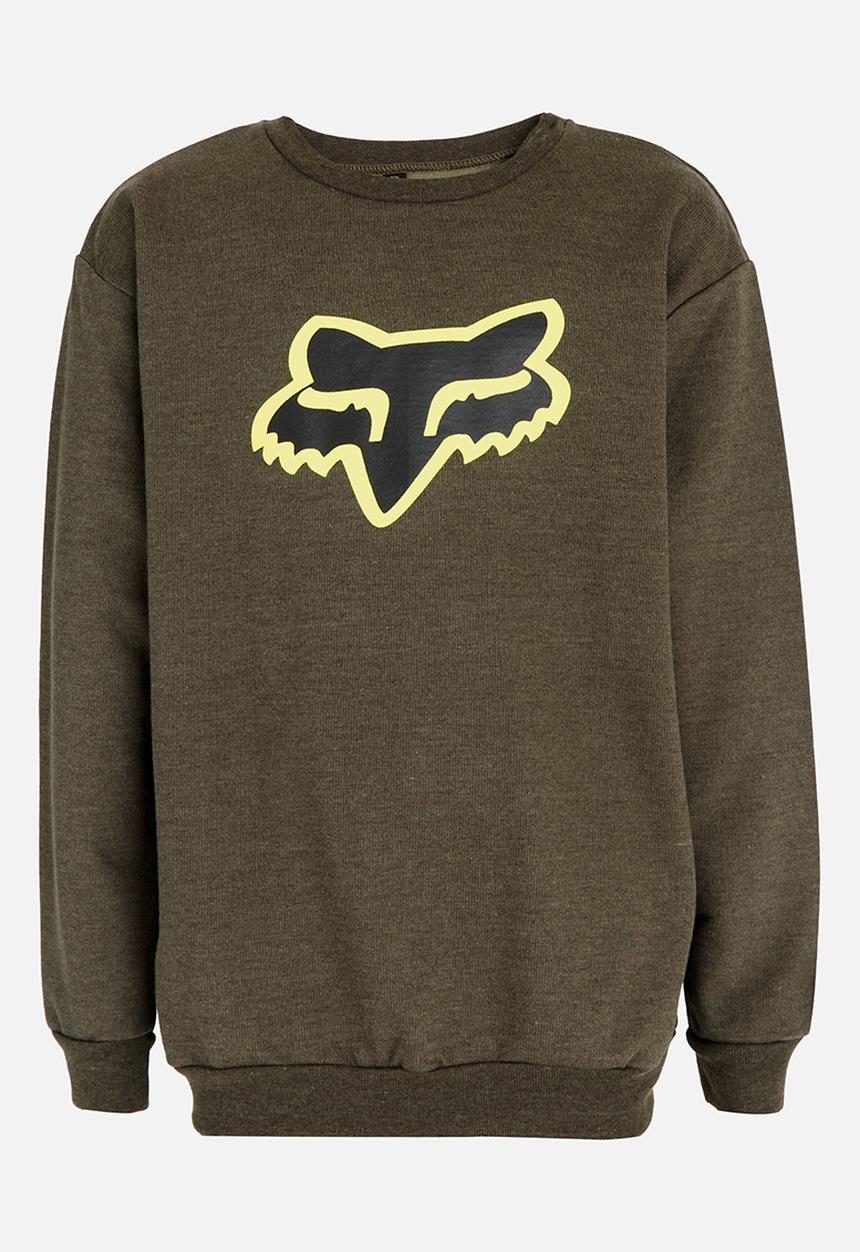 Fox - Legacy Hoody Khaki Green
