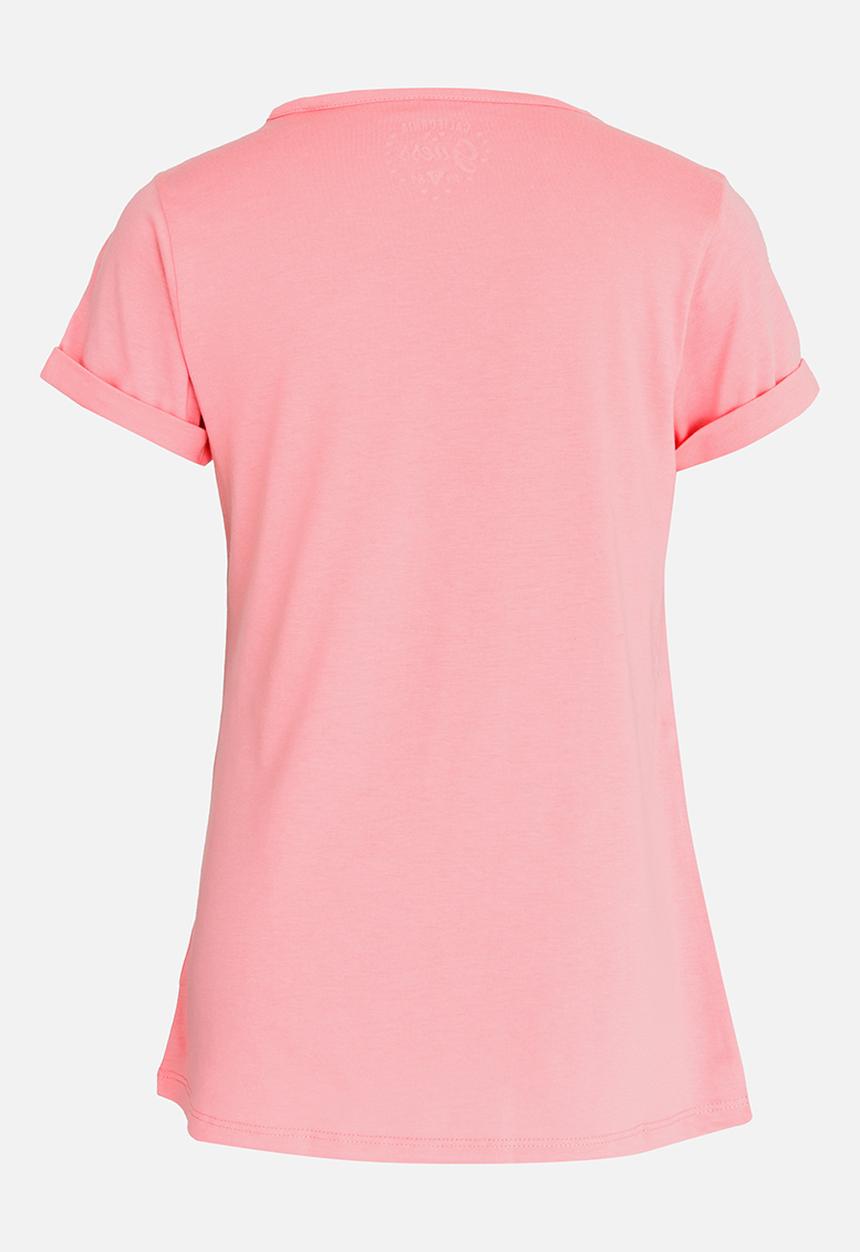 GUESS - Wave Guess Tee Pale Pink