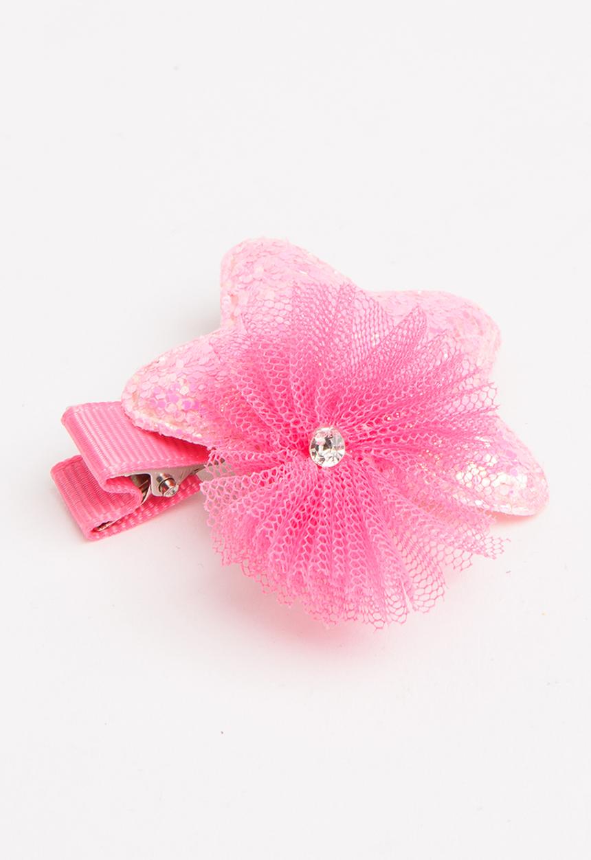Pop Candy - Star Hair Clip Mid Pink