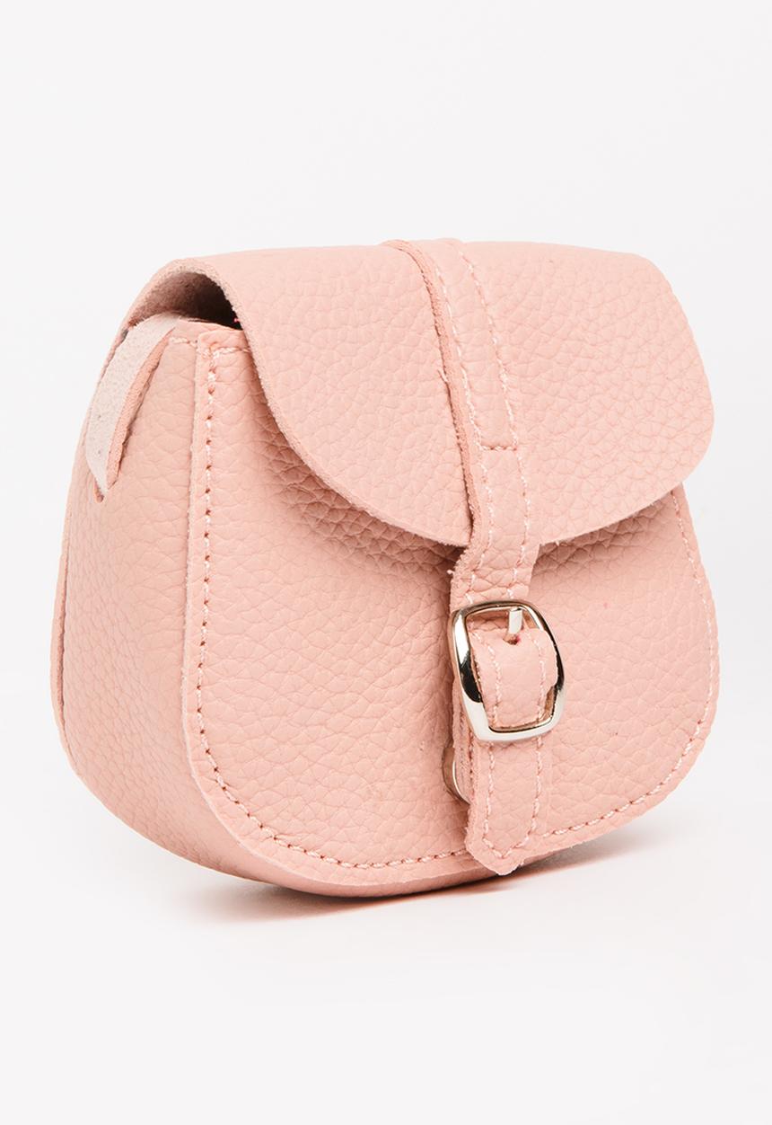 Pop Candy - Sling Bag with Belt Detail Pale Pink