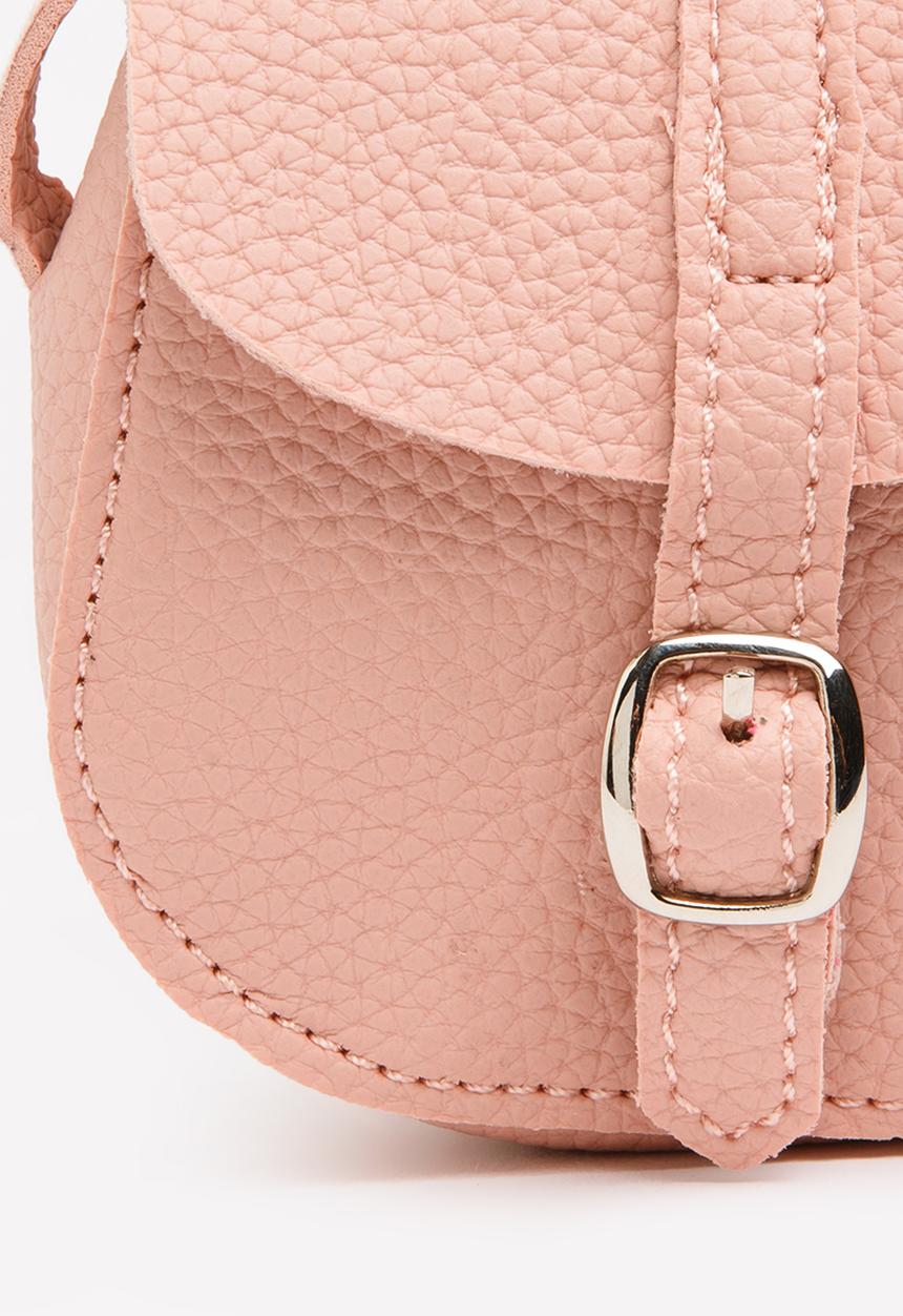 Pop Candy - Sling Bag with Belt Detail Pale Pink