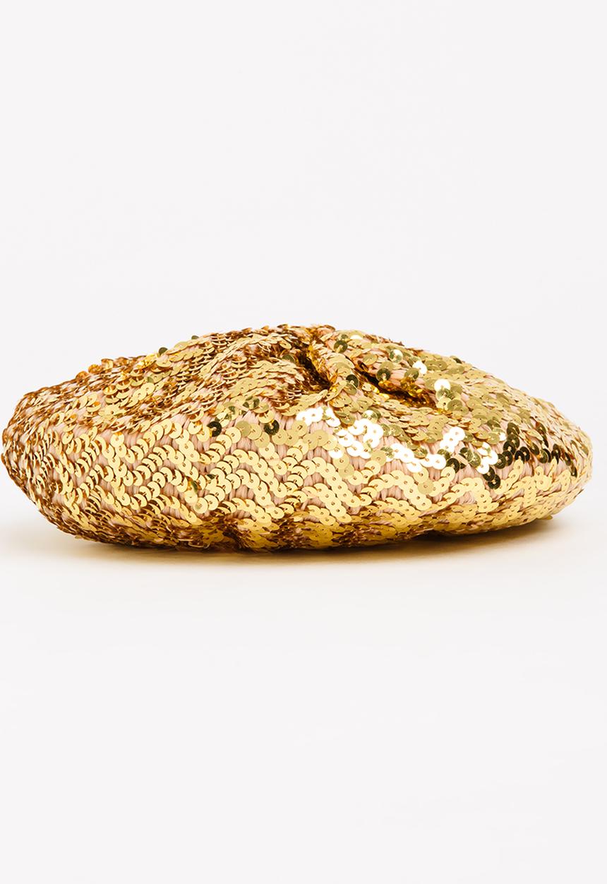 Pop Candy - Glitter Beret Gold