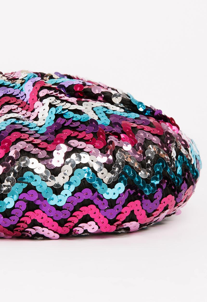 Pop Candy - Glitter Beret Multi-colour