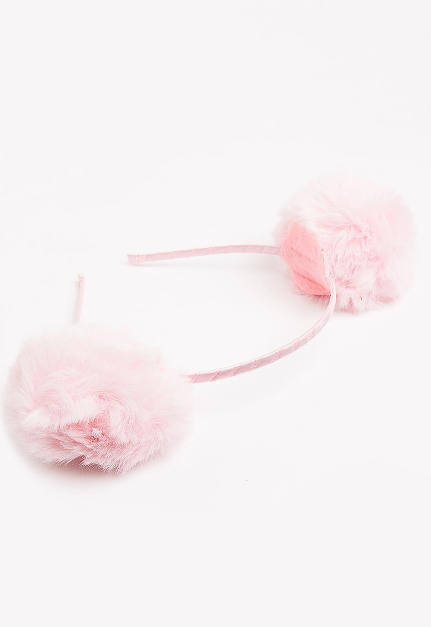 Pop Candy - Pom-Pom Alice Band Pale Pink