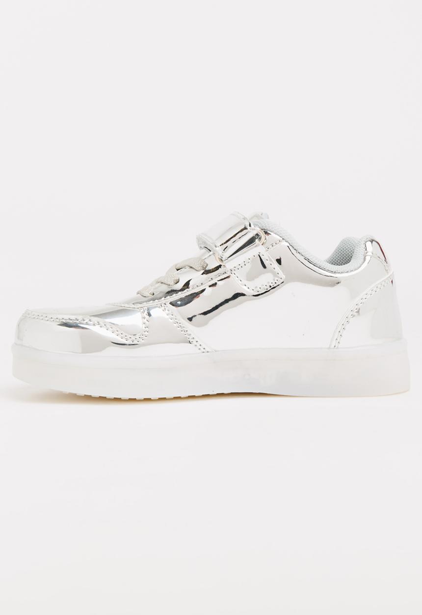Pop Candy - Light Up Sneaker Silver
