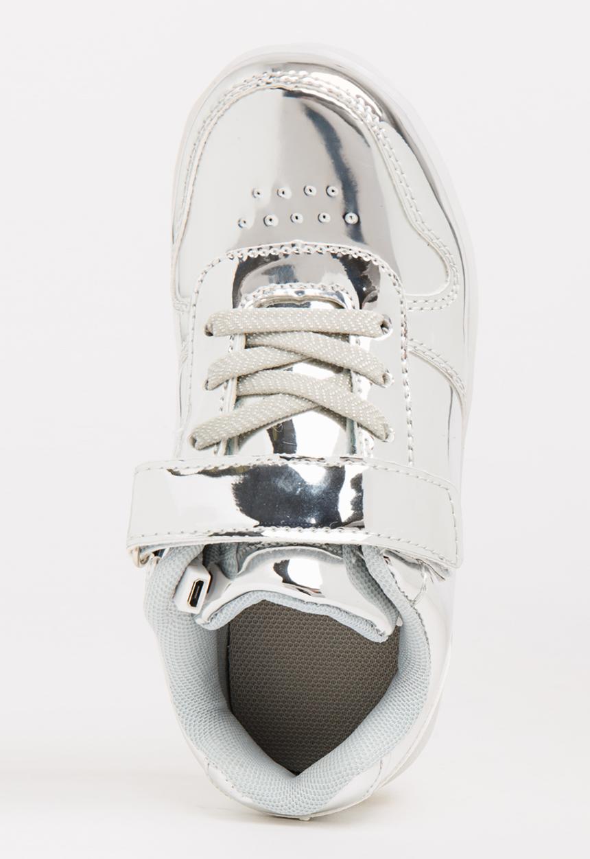 Pop Candy - Light Up Sneaker Silver