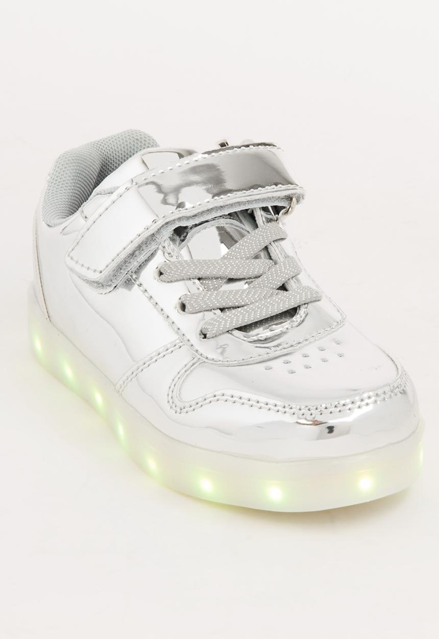Pop Candy - Light Up Sneaker Silver