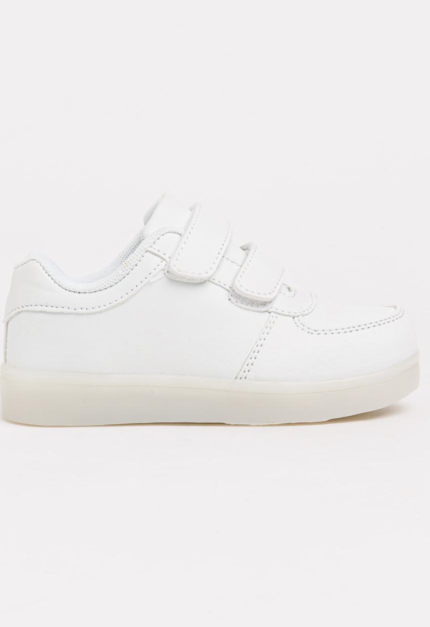 Pop Candy - Kids light up sneaker - white