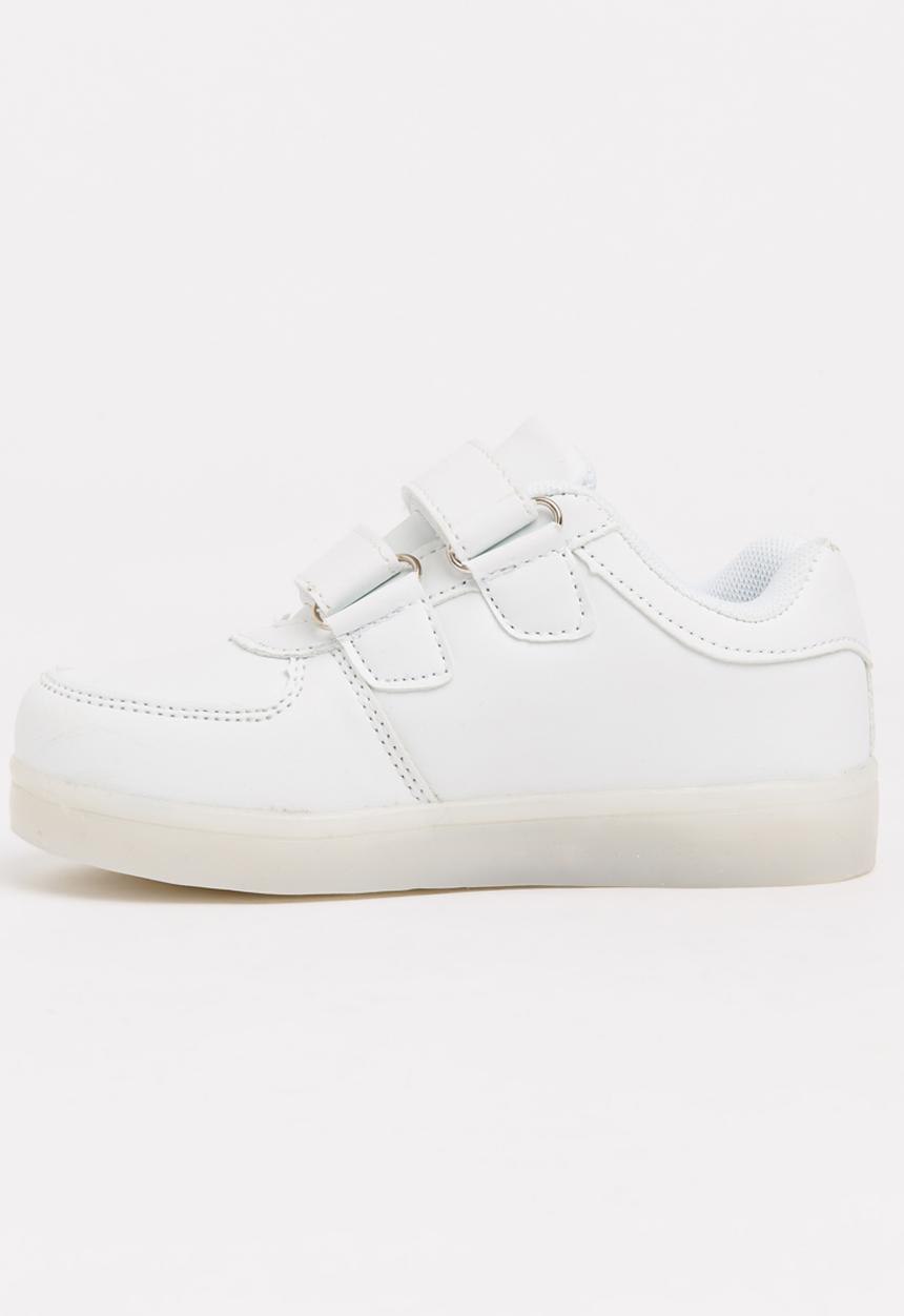 Pop Candy - Kids light up sneaker - white