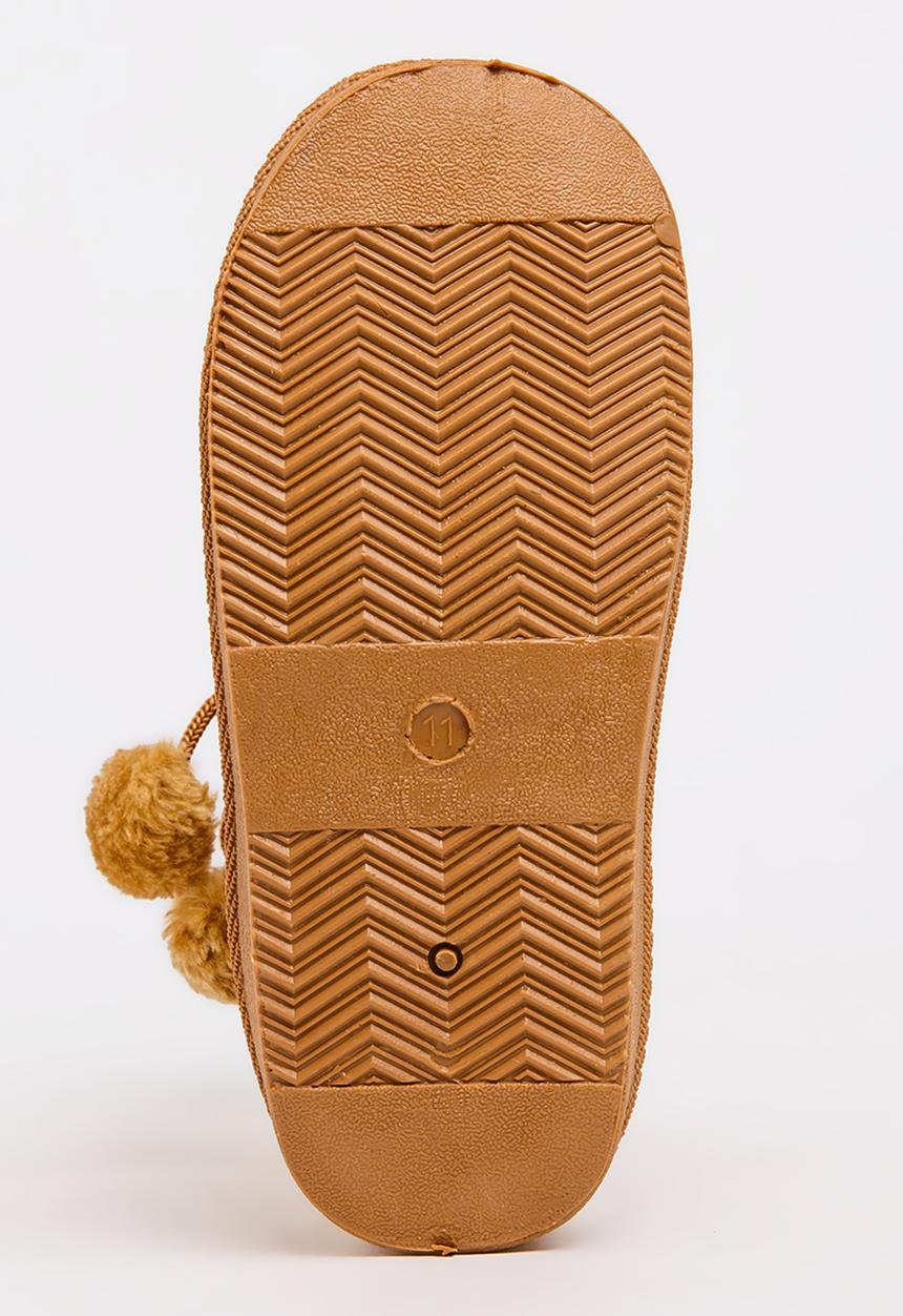 Foot Focus - Faux Fur Boot Camel