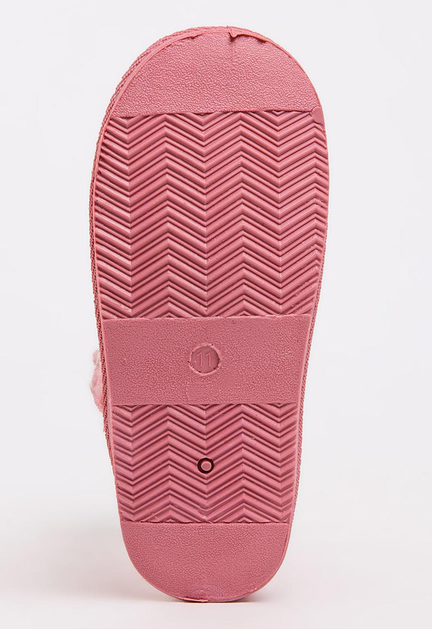 Foot Focus - Faux Fur Boot Mid Pink