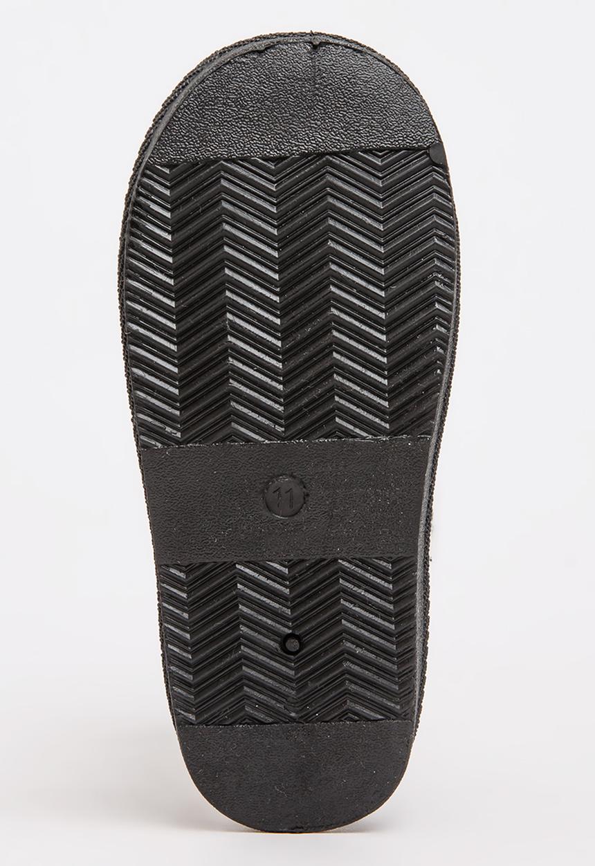 Foot Focus - Aztec Detailed Boots Black