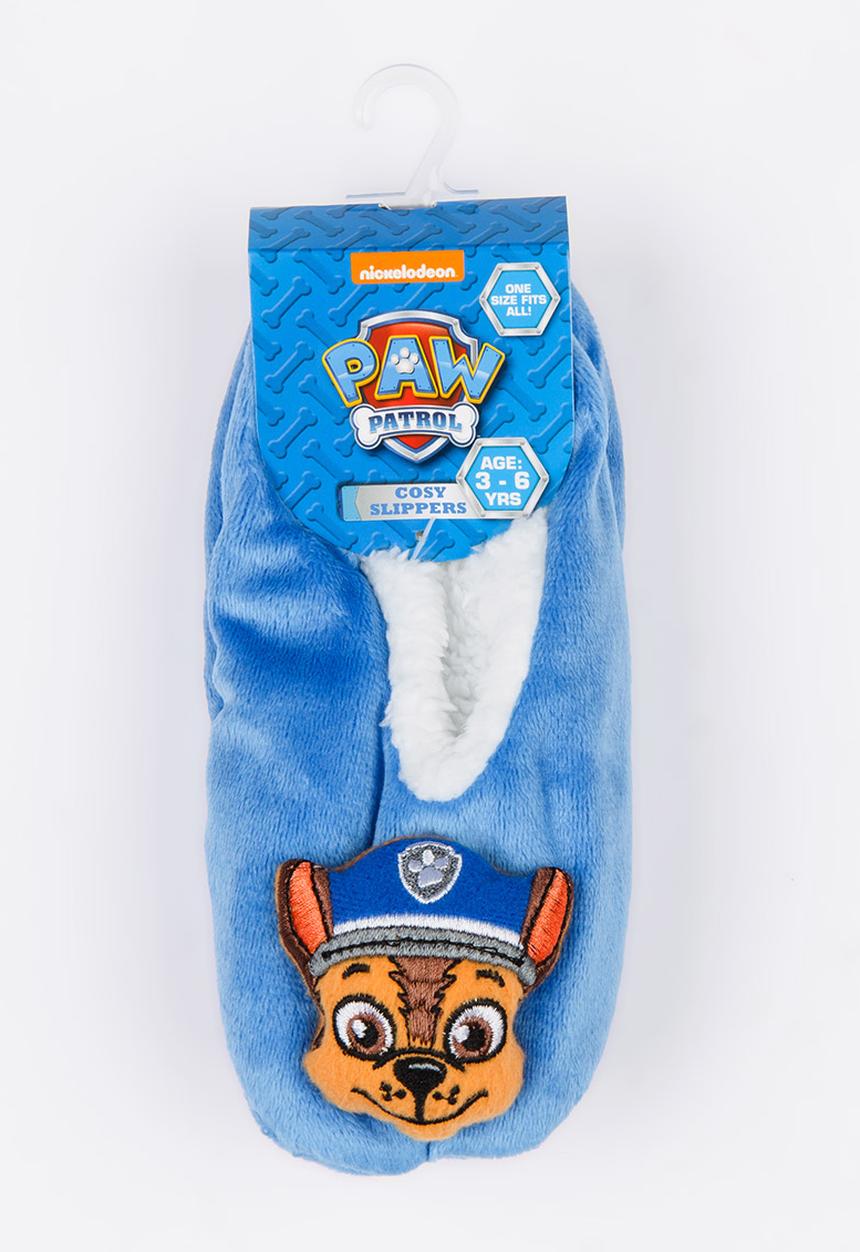 Character Fashion - Paw Patrol Sherpa Slippers Blue