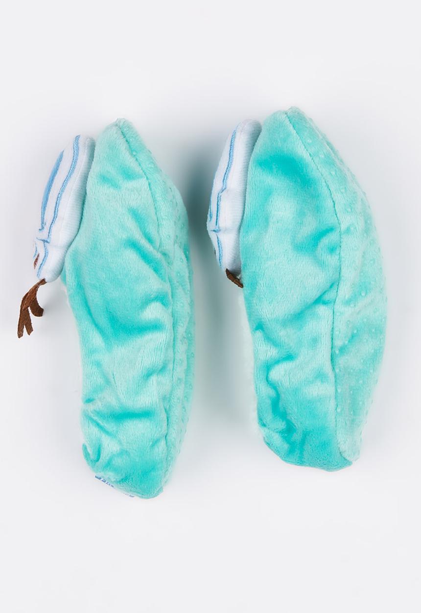 Character Fashion - Frozen Sherpa Slippers Blue