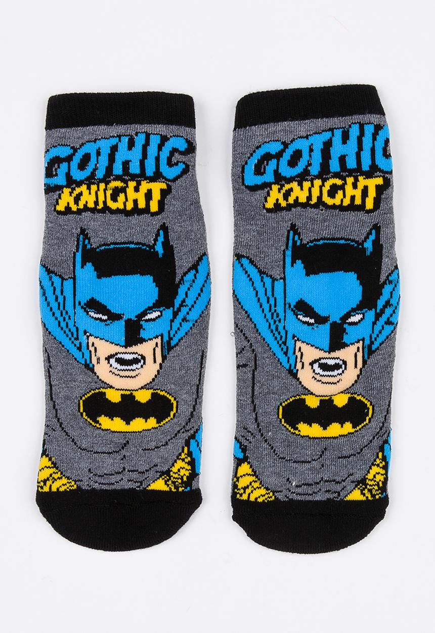 Character Fashion - Batman Slipper Socks Multi-colour