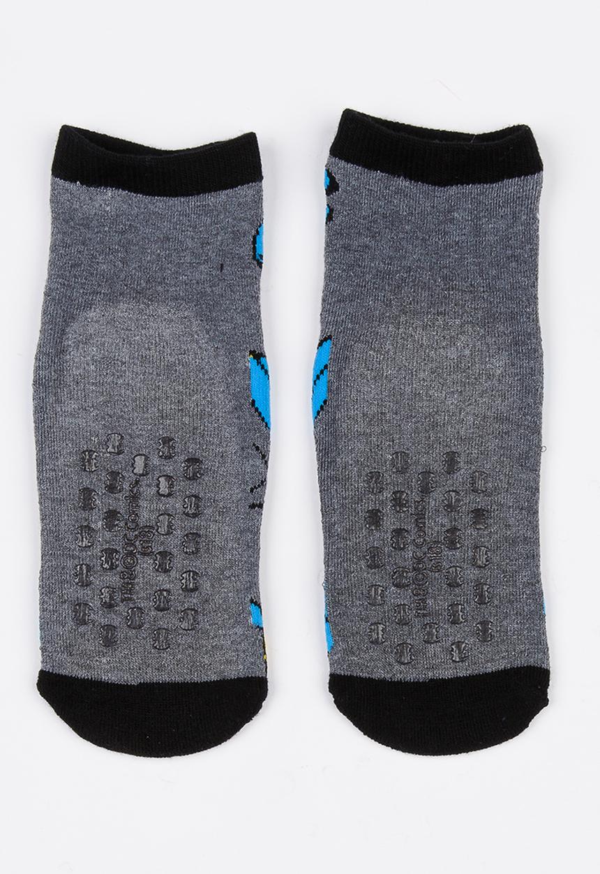 Character Fashion - Batman Slipper Socks Multi-colour