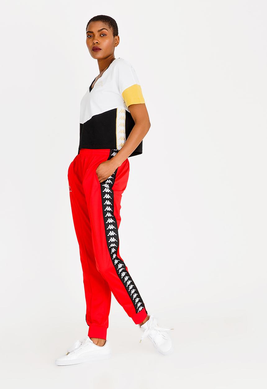 KAPPA - Banda Ladies Crop Tee Black and White