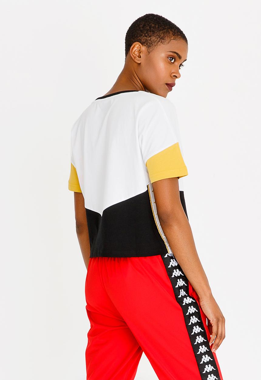 KAPPA - Banda Ladies Crop Tee Black and White