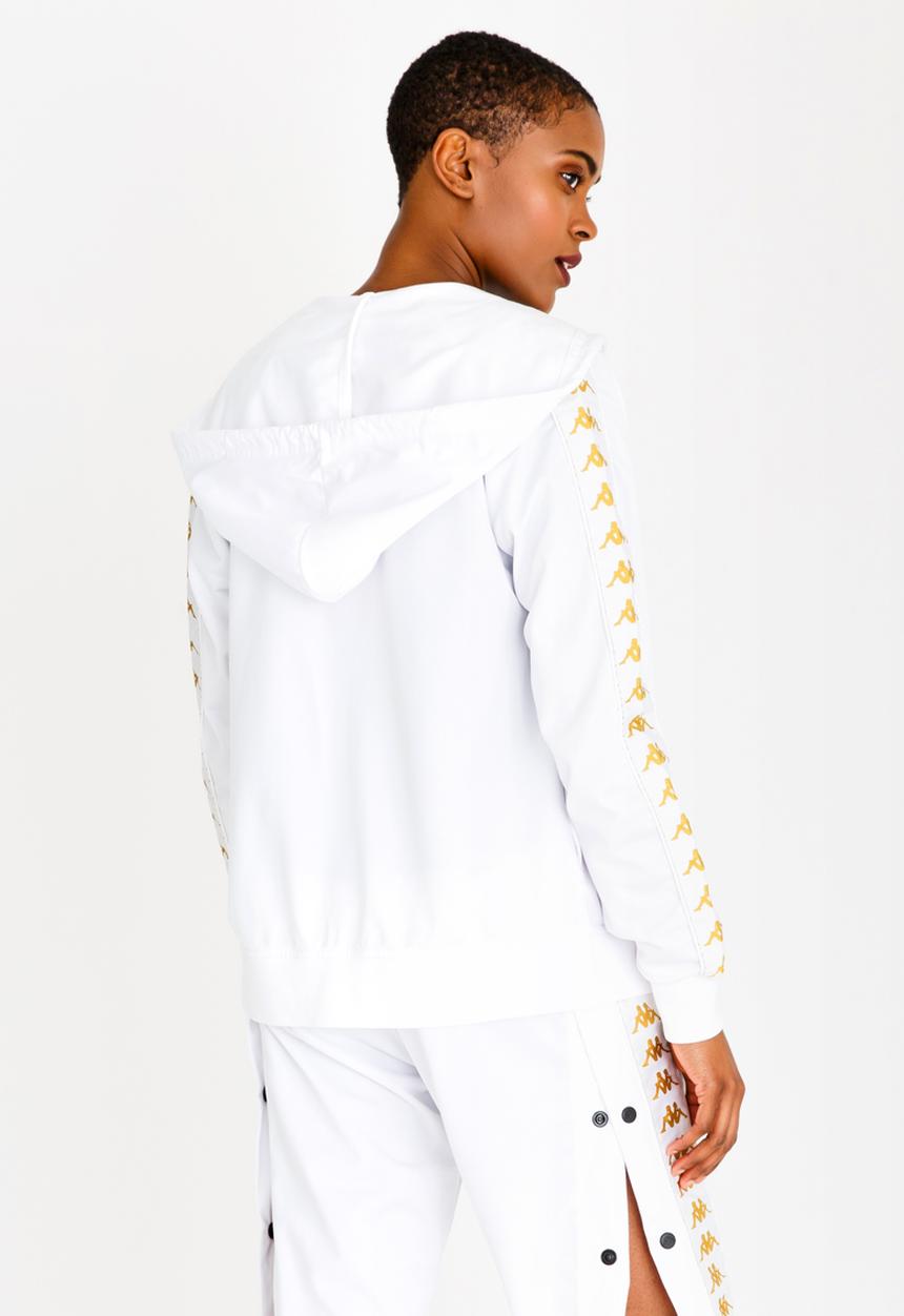KAPPA - Hooded Sweatshirt White