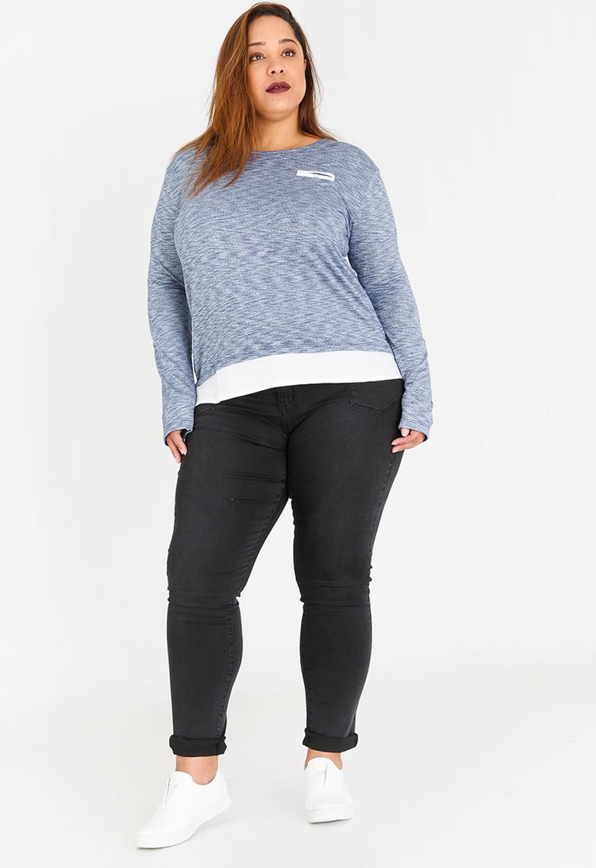 JEEP - Slinky Pocket Tee Navy
