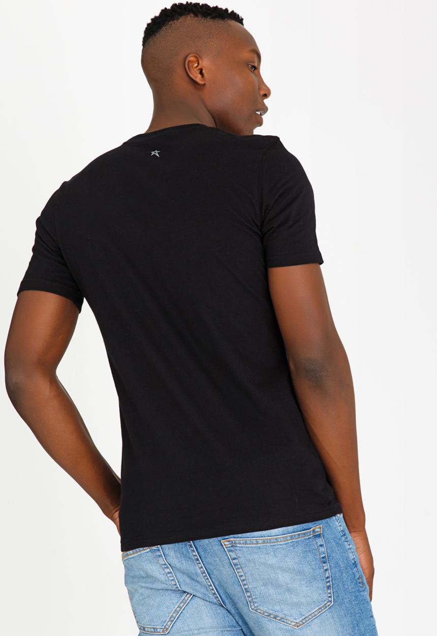 SOVIET - Avila Crew Neck Logo Tee Black