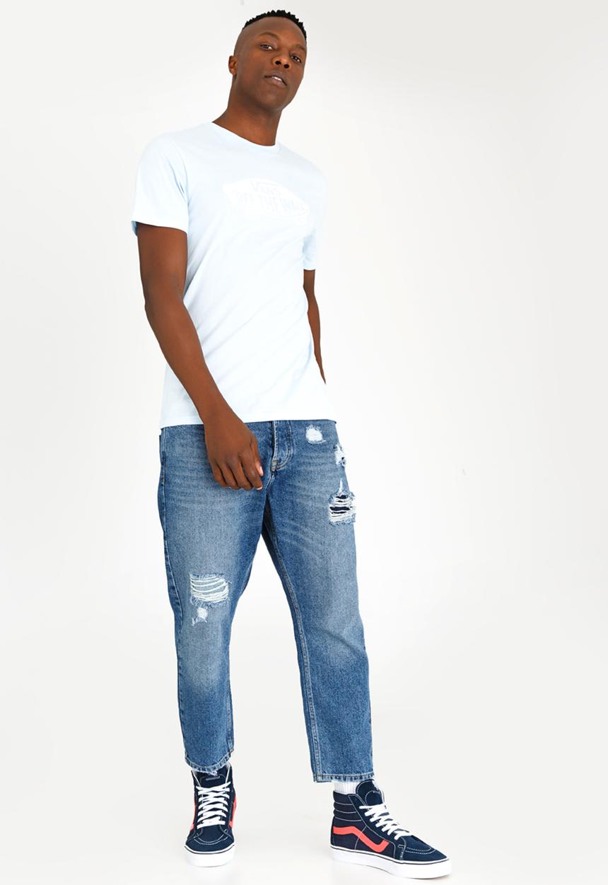Vans - Vans Off The Wall Cotton Tee Pale Blue