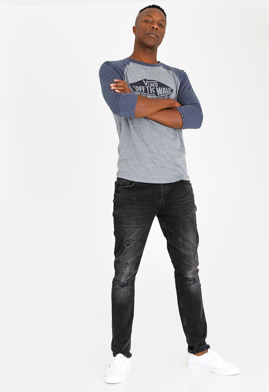 Vans - Vans Off The Wall Cotton Raglan Tee Grey