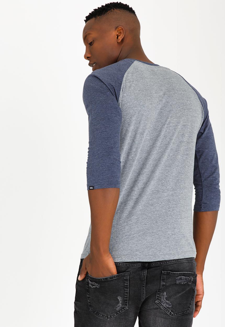 Vans - Vans Off The Wall Cotton Raglan Tee Grey
