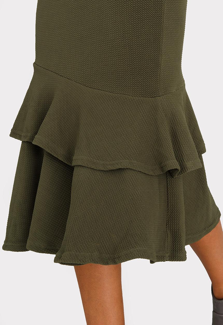 edit - Frilly Skirt Dark Green