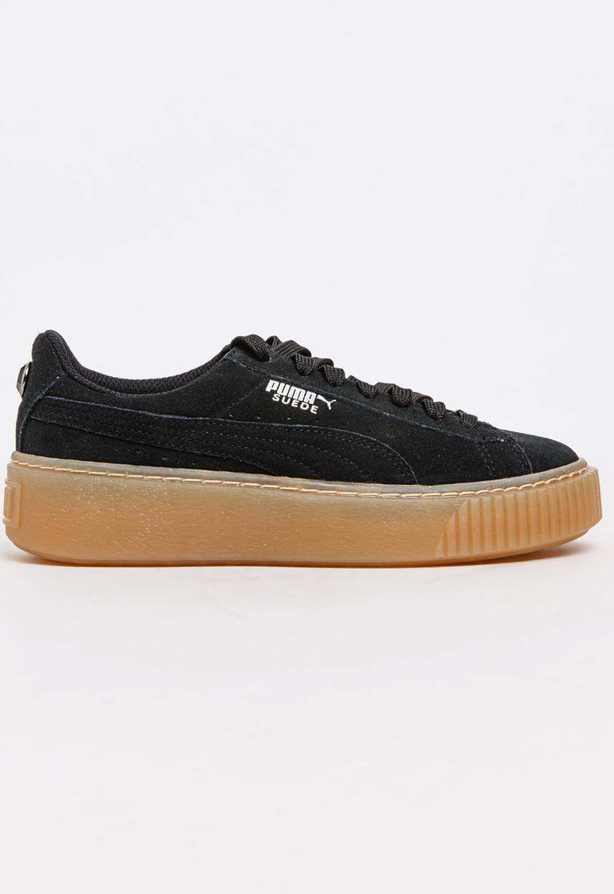 PUMA - Puma Suede Platform Jewel Sneaker Black