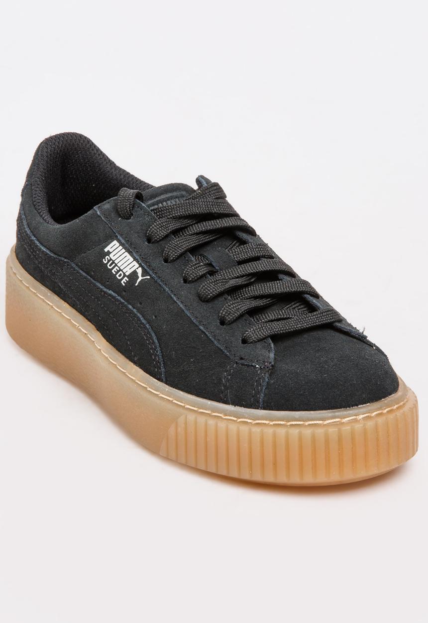 PUMA - Puma Suede Platform Jewel Sneaker Black
