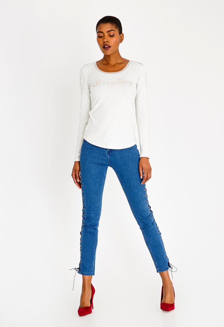 SISSY BOY - One Up With Crochet Detail Stone