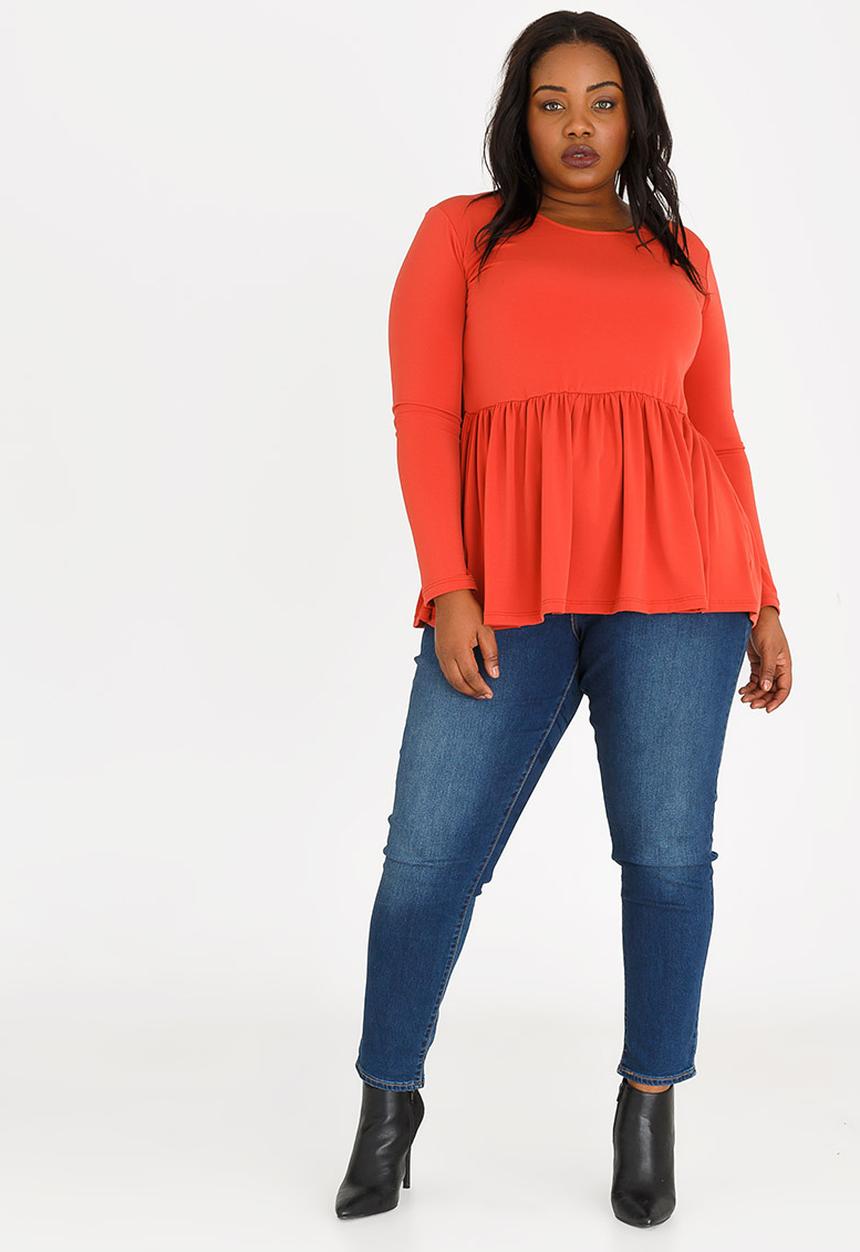 edit Plus - Babydoll Top Rust