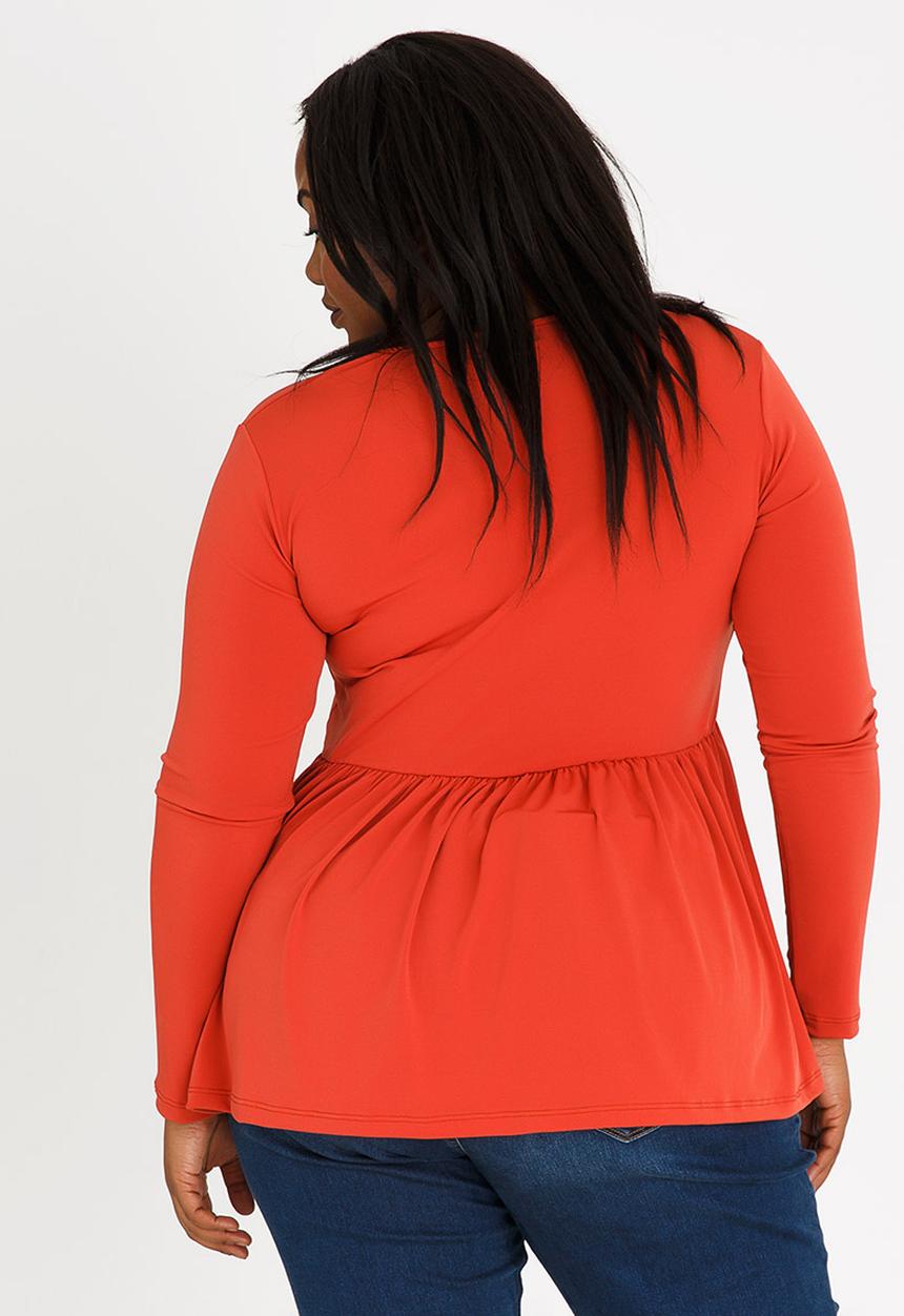 edit Plus - Babydoll Top Rust