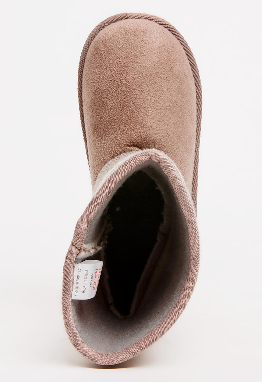 Foot Focus - Aztec Detailed Boots Stone