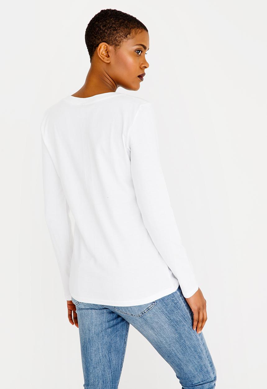 JEEP - Long Sleeve Tee White