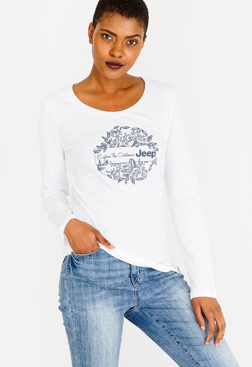 JEEP - Long Sleeve Tee White