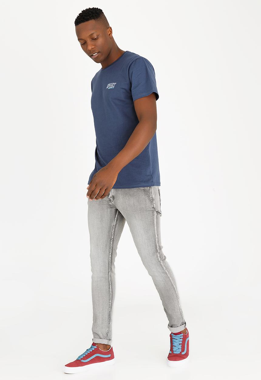 Fox - Edify Cotton Tee Blue