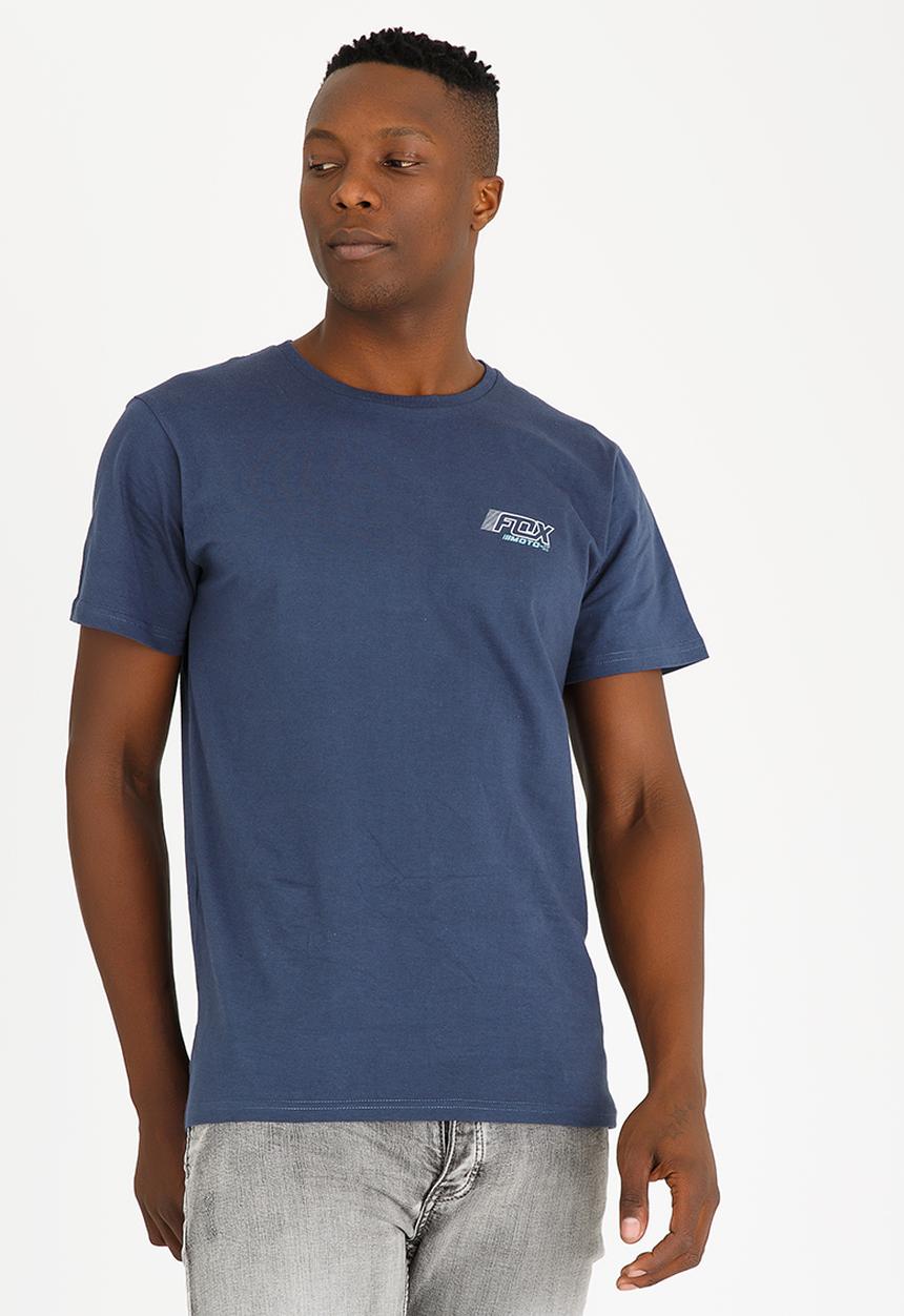 Fox - Edify Cotton Tee Blue