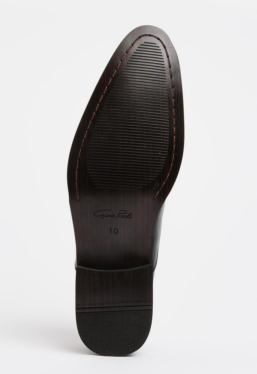 Gino Paoli - Oxford Toe Cap PU Shoes Black