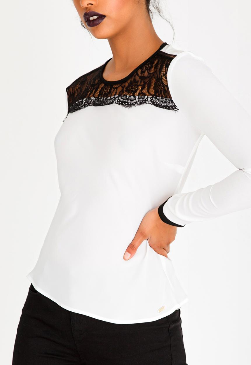 Sassoon - Sheer Luxe Blouse Off White
