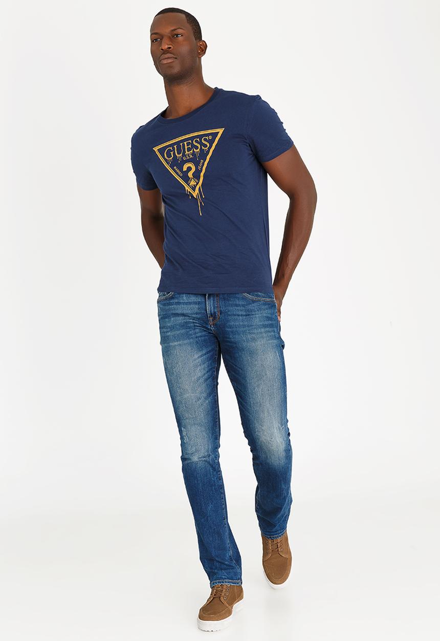 GUESS - Fresh Cotton Tee Navy