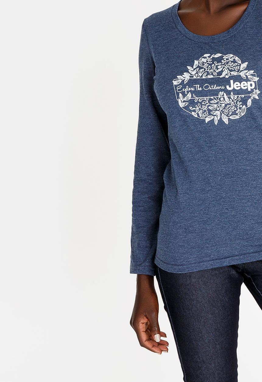 JEEP - Long Sleeve Tee Navy