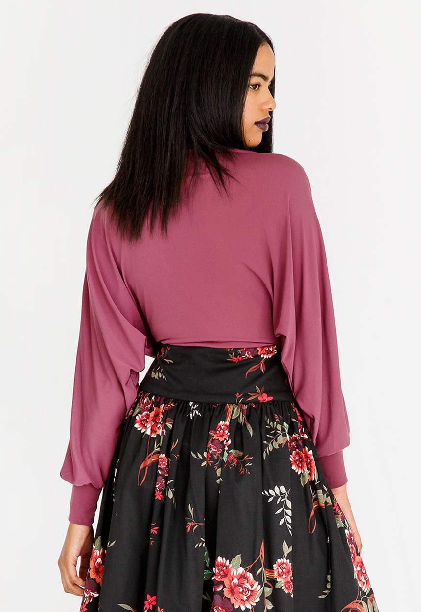 STYLE REPUBLIC - Wrap Front Bodysuit Rose