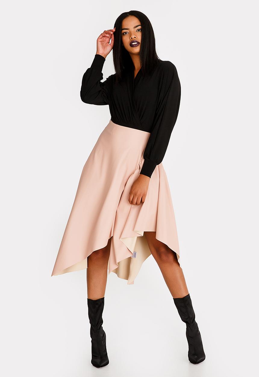 STYLE REPUBLIC - Wrap Front Bodysuit Black