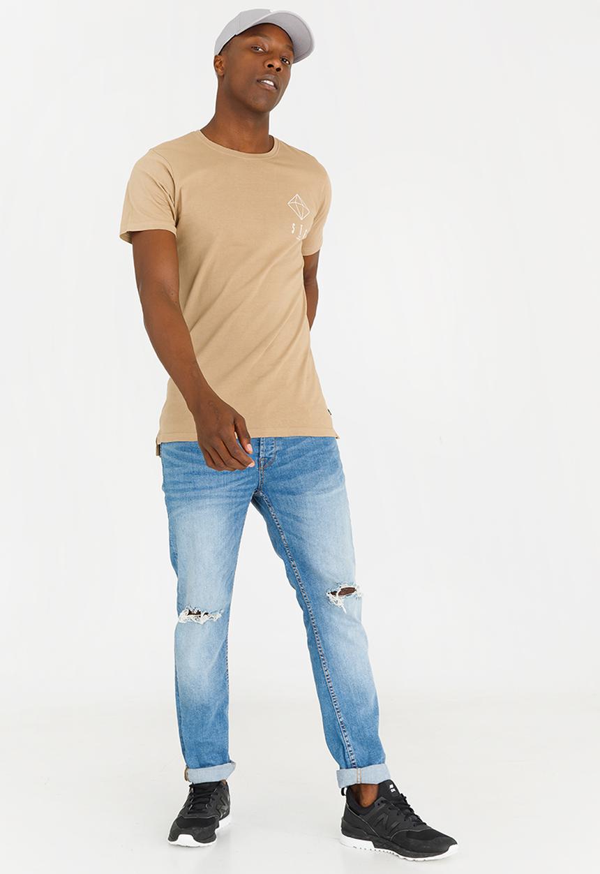 St Goliath - Jewel Cotton Tee Tan