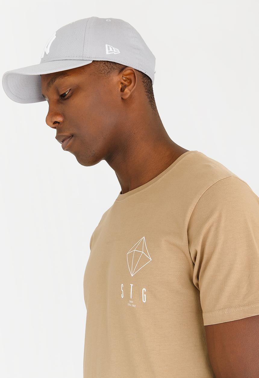 St Goliath - Jewel Cotton Tee Tan