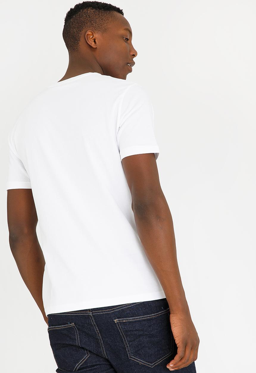Ben Sherman - Printed Cotton Tee White